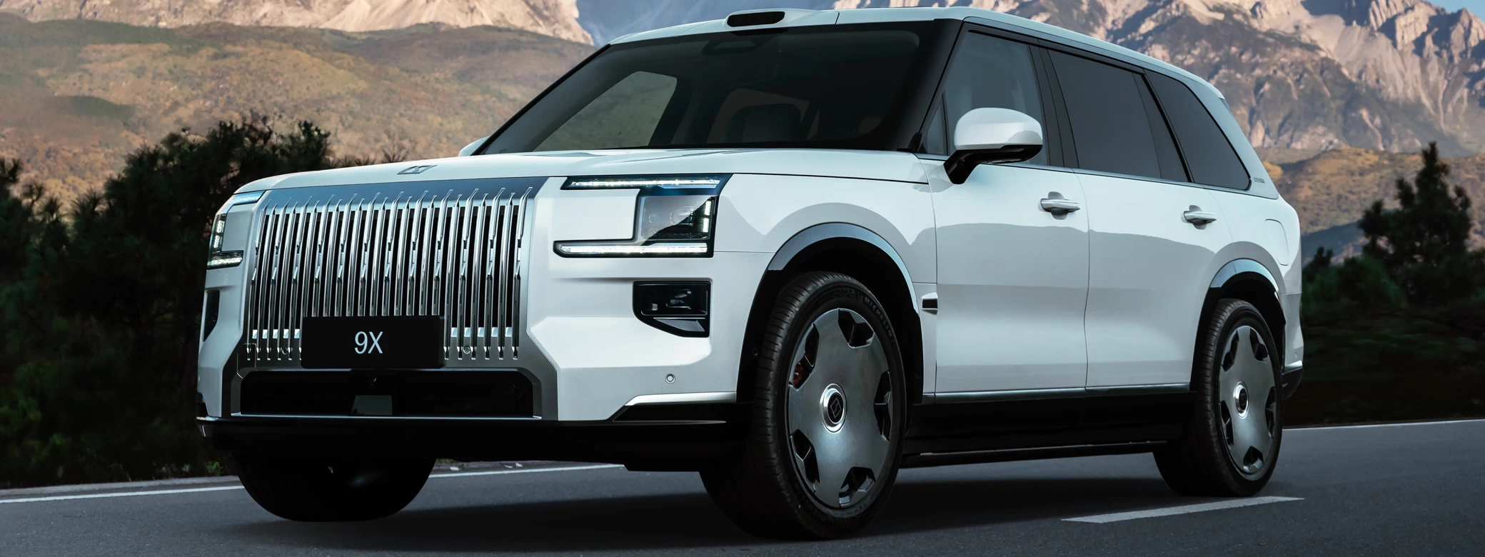 ���� ���������� Zeekr 9X (White) - 2025 - Car wallpapers